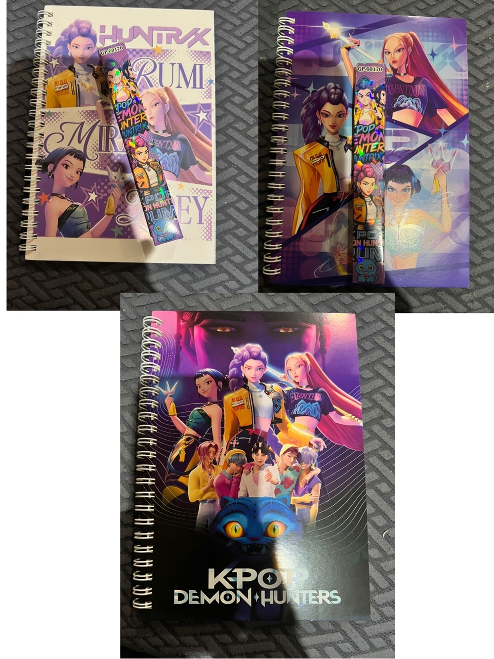 K-Pop Demon Hunters Notebooks and Pens Bundle